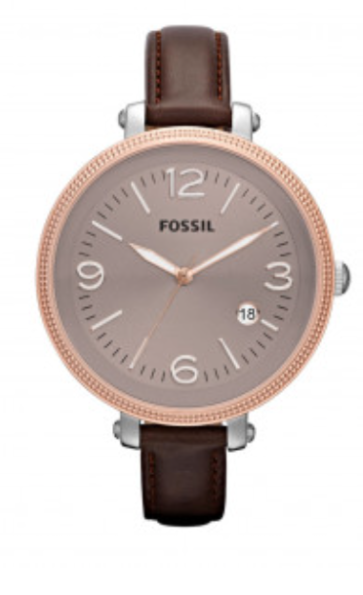 Horlogeband Fossil ES3132 Leder Bruin 12mm